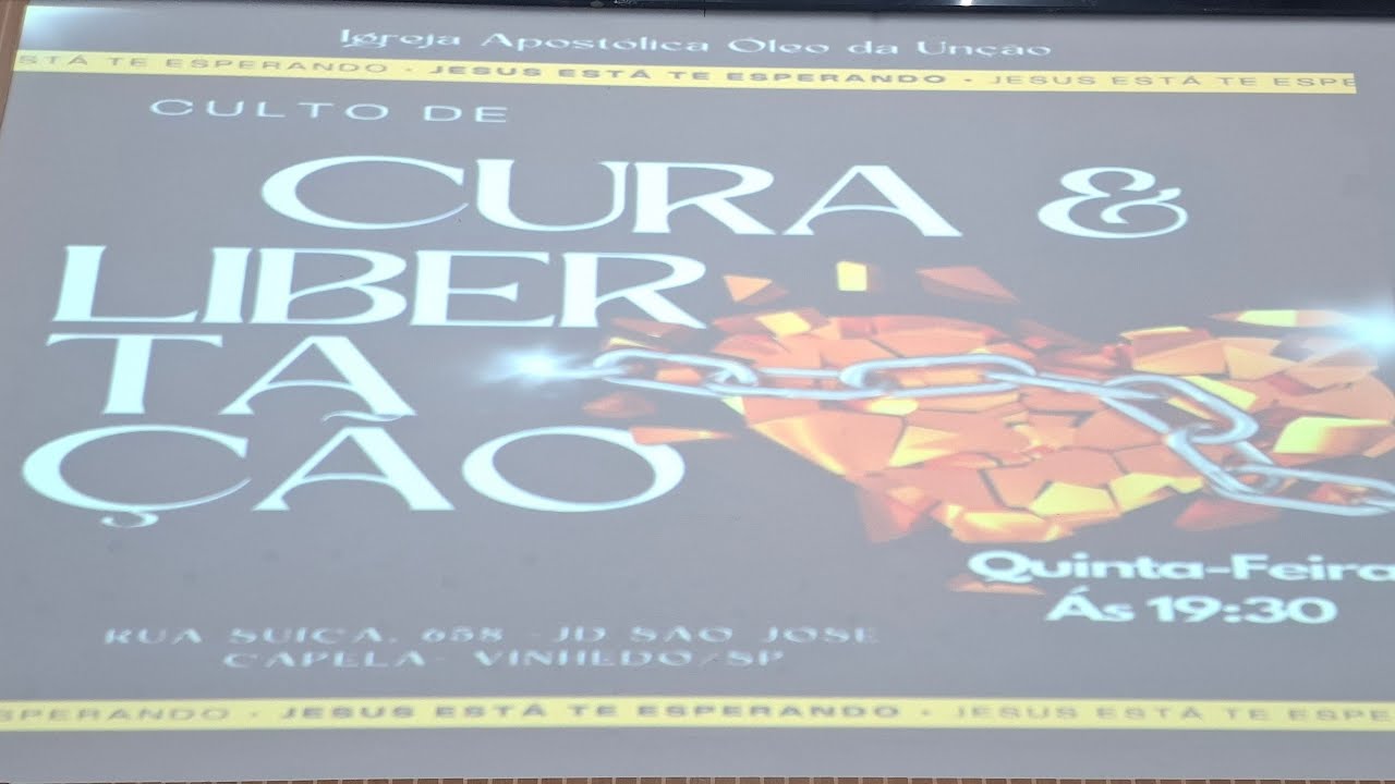Culto de Cura e Libertação 26 02 26 Quinta-feira