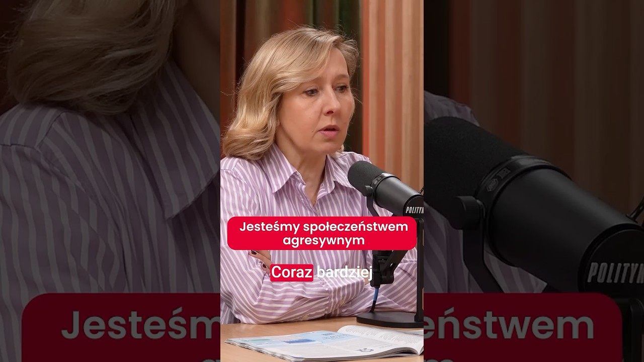 Materska-Sosnowska: jesteśmy społeczeństwem agresywnym #shorts