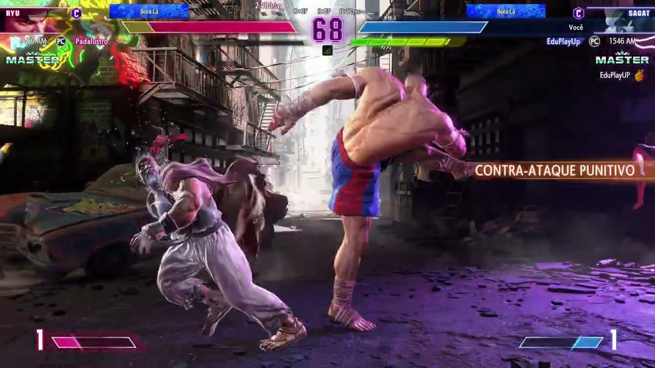 SF6 - Sagat #29 HIGH MASTER 1600Am, Lutando pra me manter...