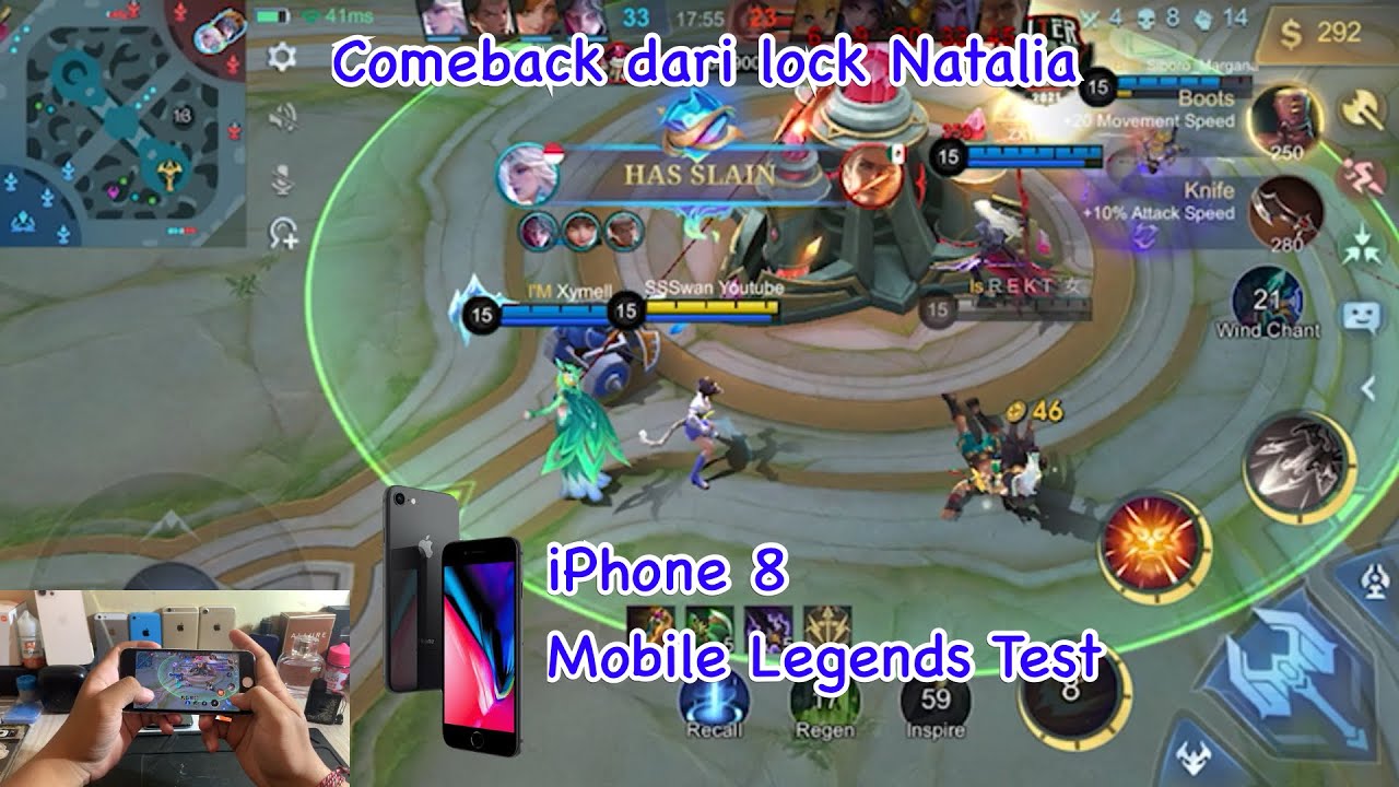 iPhone 8 Mobile Legends Test in 2023 | Maximum Graphics