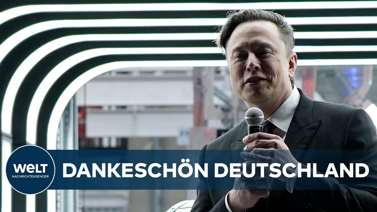 TESLA TURBO: Elon Musk eröffnet in Rekordzeit Gigafactory in Grünheide