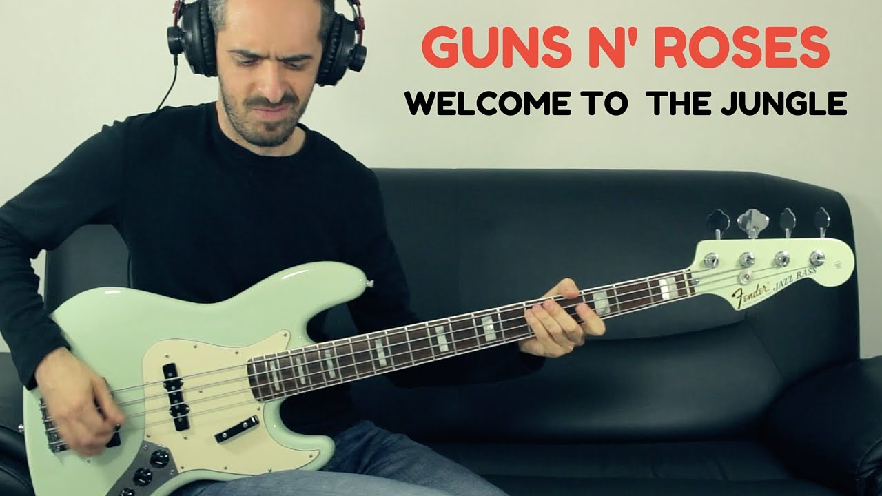 Guns N' Roses - Welcome To The Jungle 🎸 Authentic Bass Cover