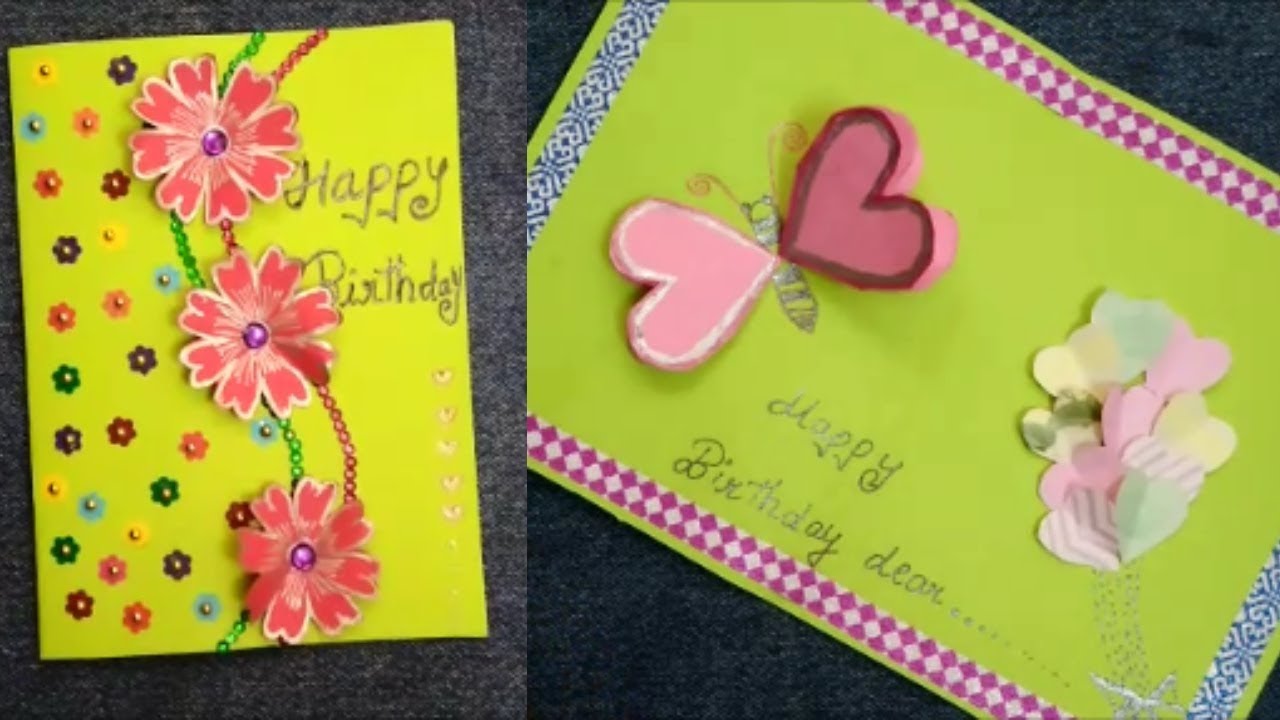 How to make Birthday Card | Beautiful Handmade Birthday Card | Useful Creations