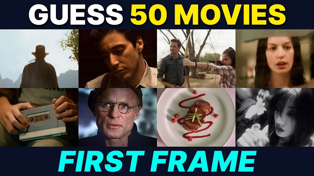 Guess The Movie From The FIRST FRAME!🍿🎬| Film Quiz Challenge