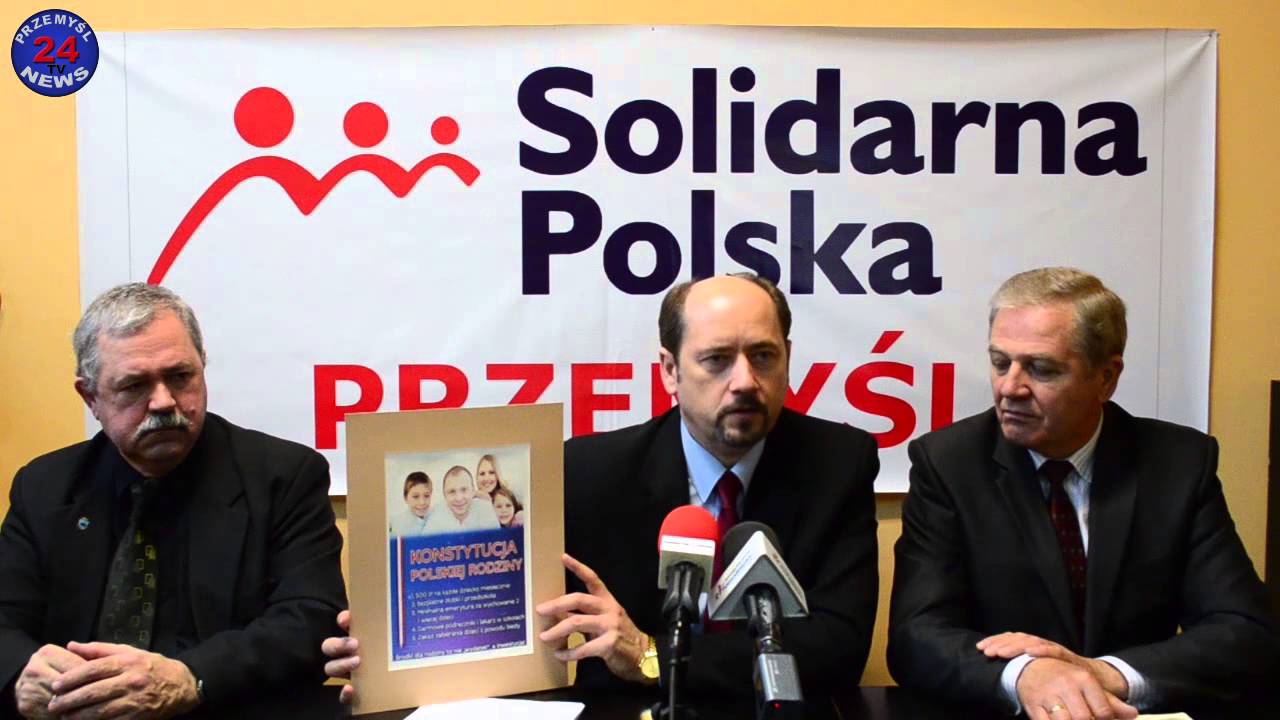 Konferencja Prasowa Posła na Sejm RP Mieczysława Golby Solidarna Polska Zbigniewa Ziobro