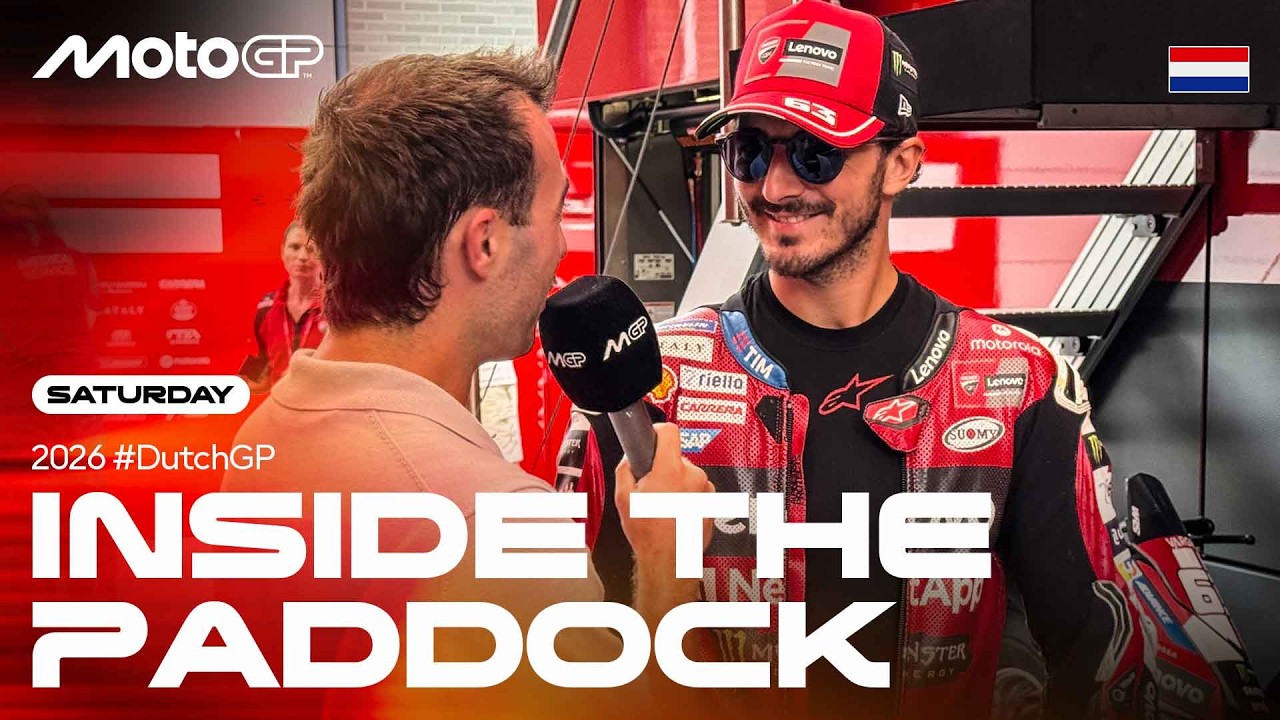 Pecco joins Inside the Paddock after a hectic fight for pole! 🥵 | 2026 Dutch GP