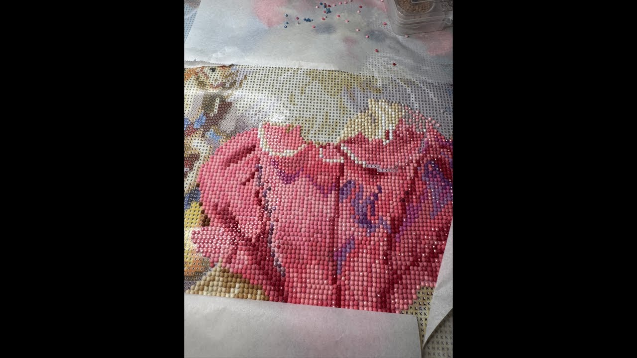 LIVE DIAMOND PAINTING | Fixing Michelle’s collar ￼ FOR THE LAST TIME😂