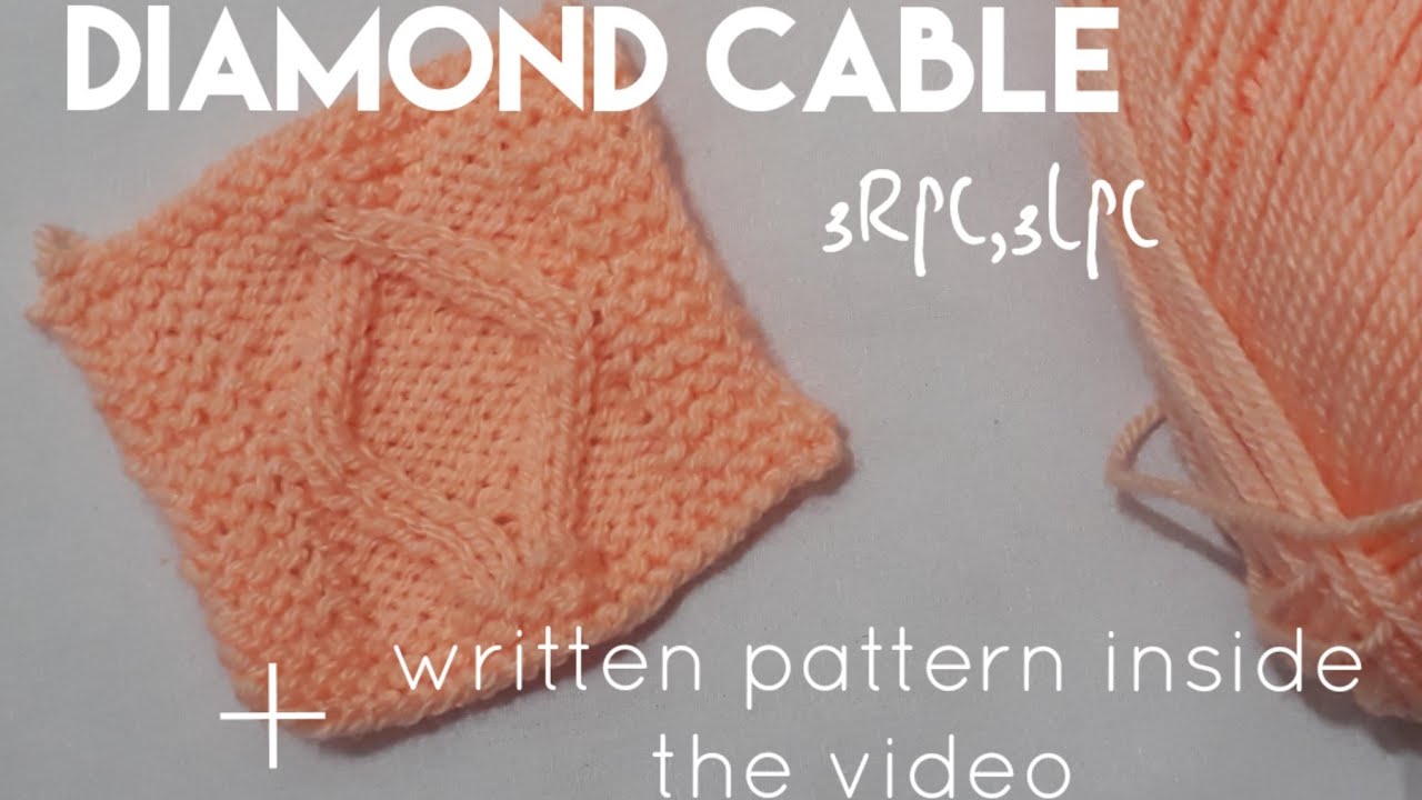 ◇Diamond cable◇ 3RPC,3LPC◇ نقشة الدايموند تريكو◇