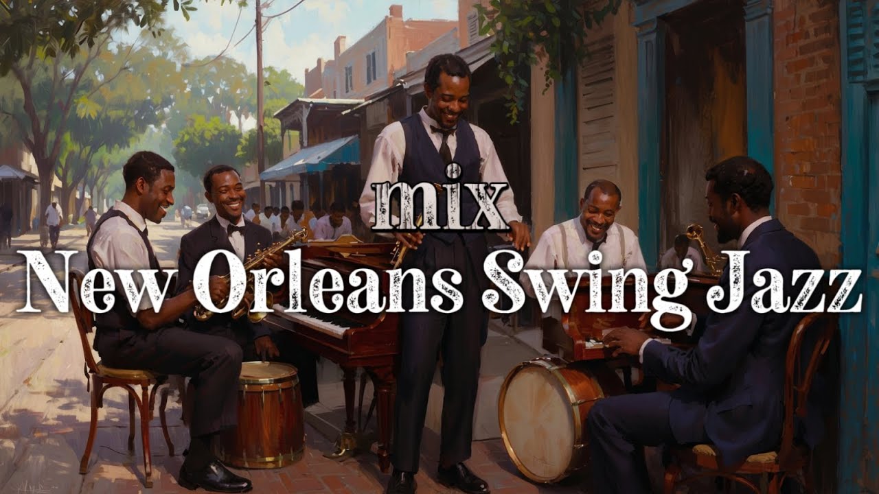 MIX✨New Orleans Swing Jazz✨6 hours of Swing Jazz | The Wonderful Beginning of Jazz Music