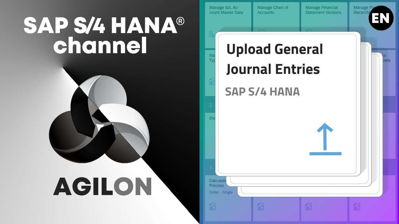 Upload General Journal Entries SAP S/4 HANA (2020)