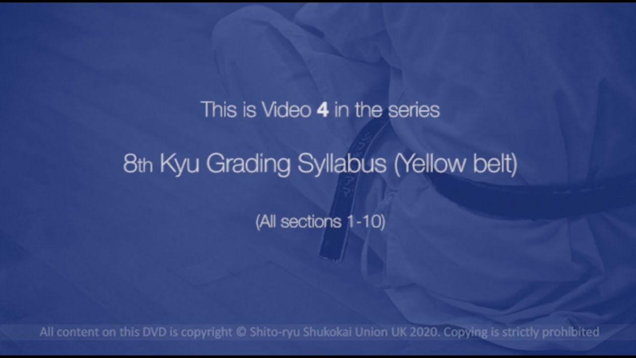 Grading Syllabus 8th Kyu v2