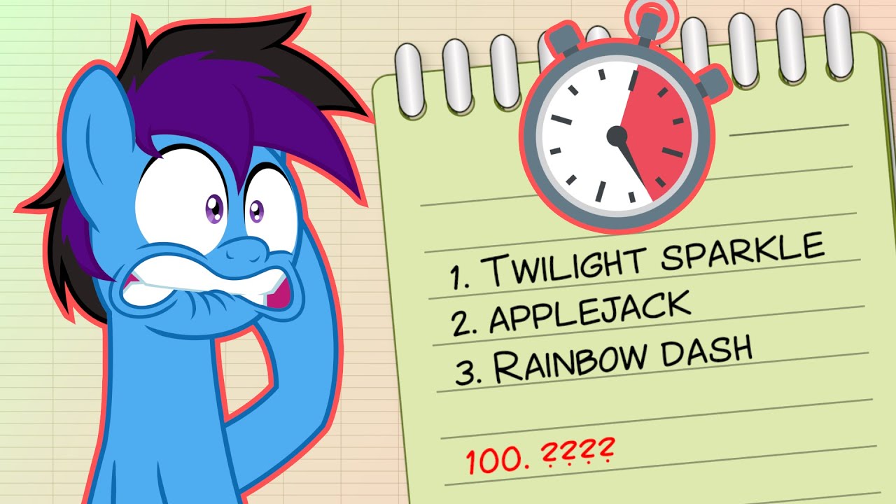 How Fast Can I Name 100 Ponies?