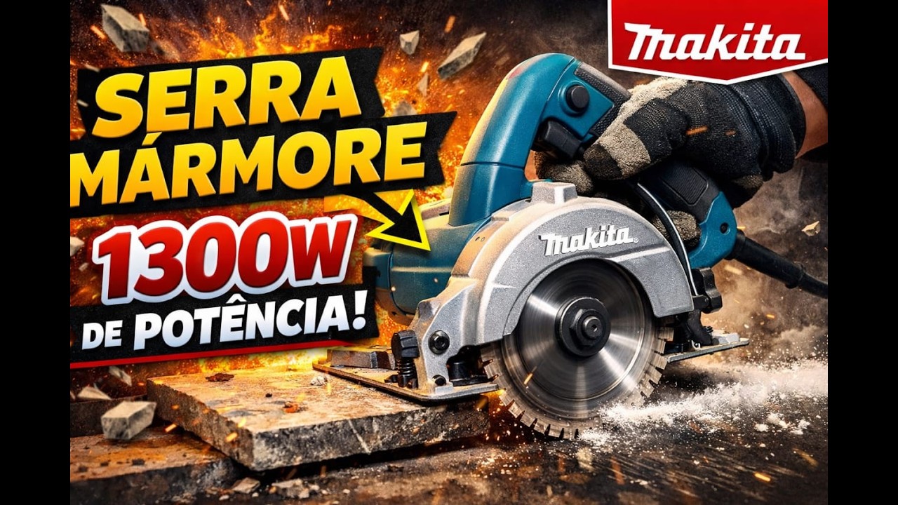 Serra Mármore Makita 1300W: Vale a Pena Mesmo? Teste Real!
