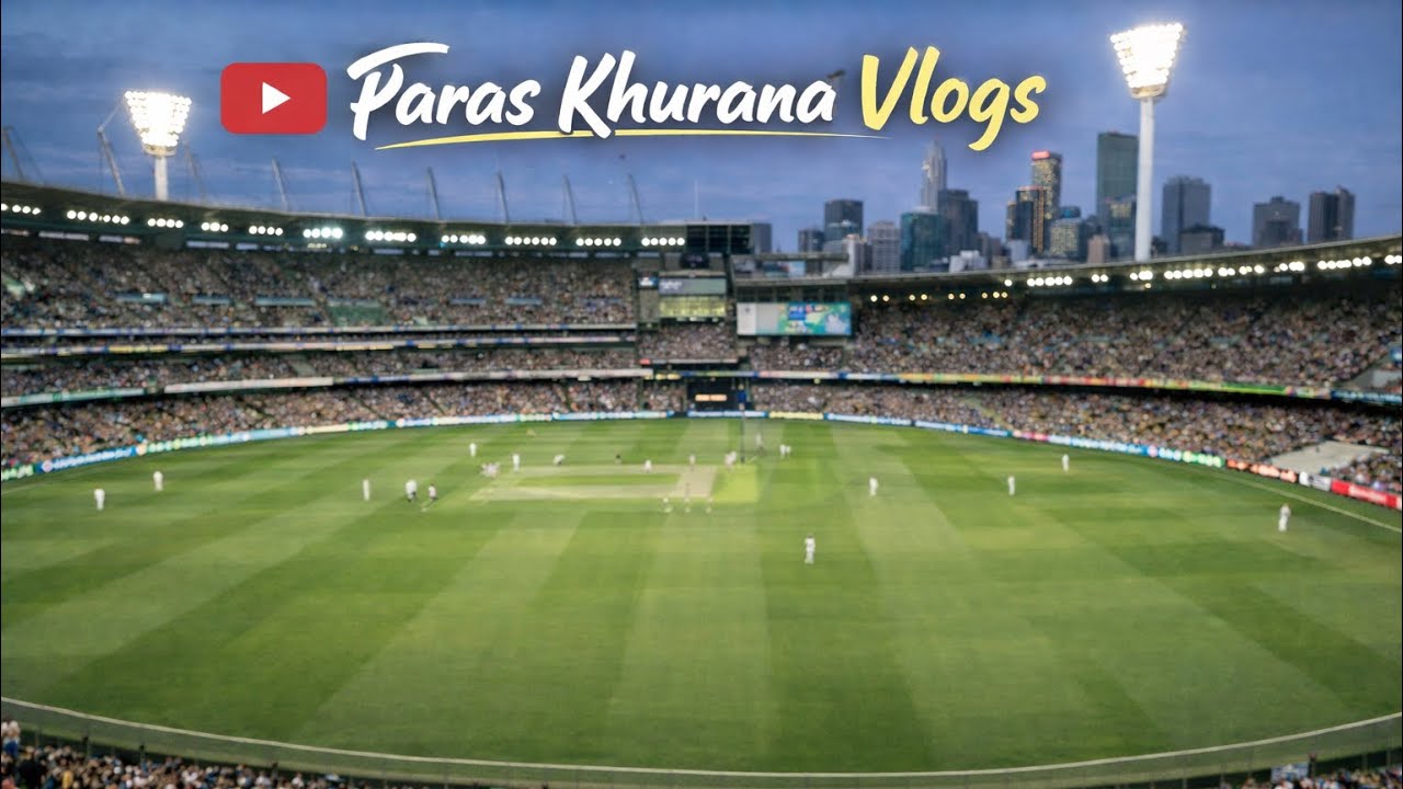 Parents ne pehli vaar Melbourne Ground ch Cricket Match dekheya 🇦🇺🏏