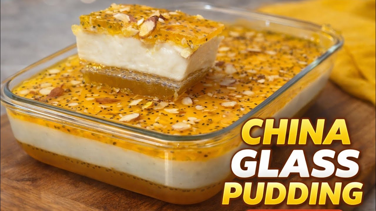 Mango China grass puddingrecipe quick and easy recipe || China grass pudding Ramzan special  #food 