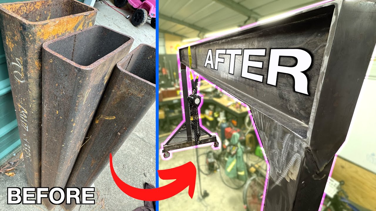 Epic Gantry Crane From Scrap Metal - Build ONLY