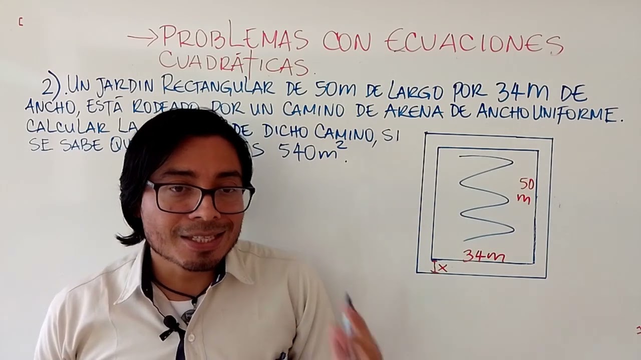 PROBLEMAS CON ECUACIONES CUADRÁTICAS. Aplicaciones reales.