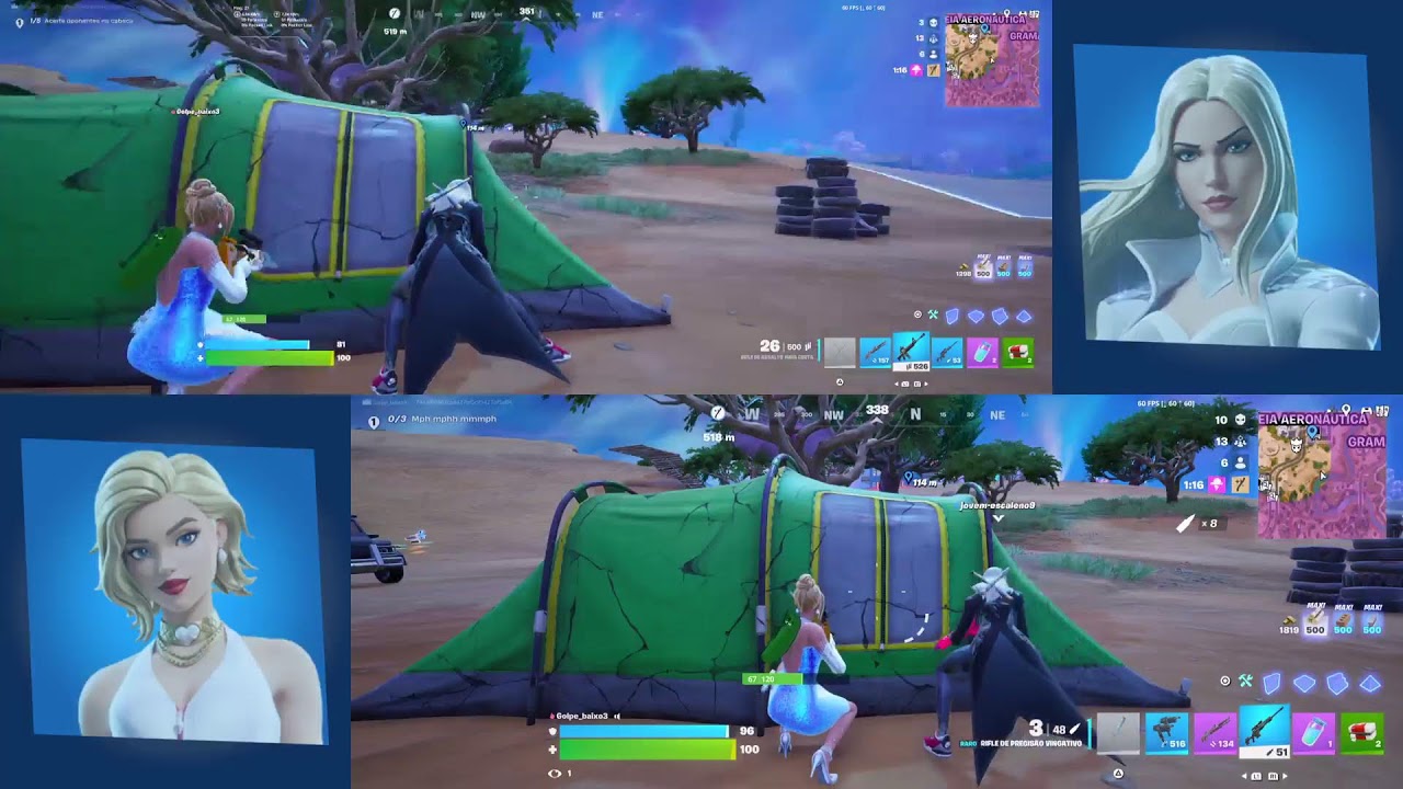 FORTNITE 2x2  !
