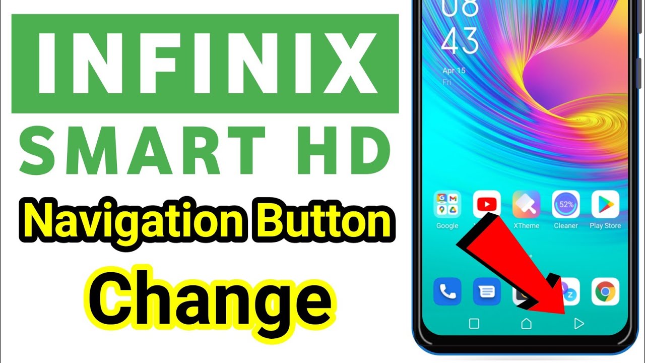 how to change back button in infinix smart hd || infinix smart hd back button settings