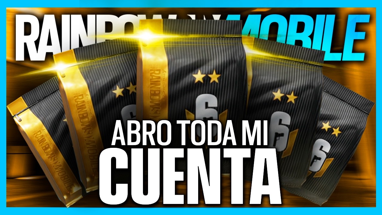 GASTO TODO y COMPRO PACKS de RAINBOW SIX MOBILE