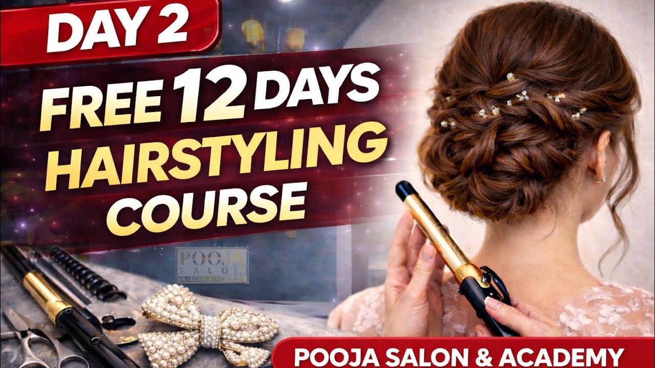 Learn Professional Hairstyling : Basic to Advance Class (Free Certificate)
