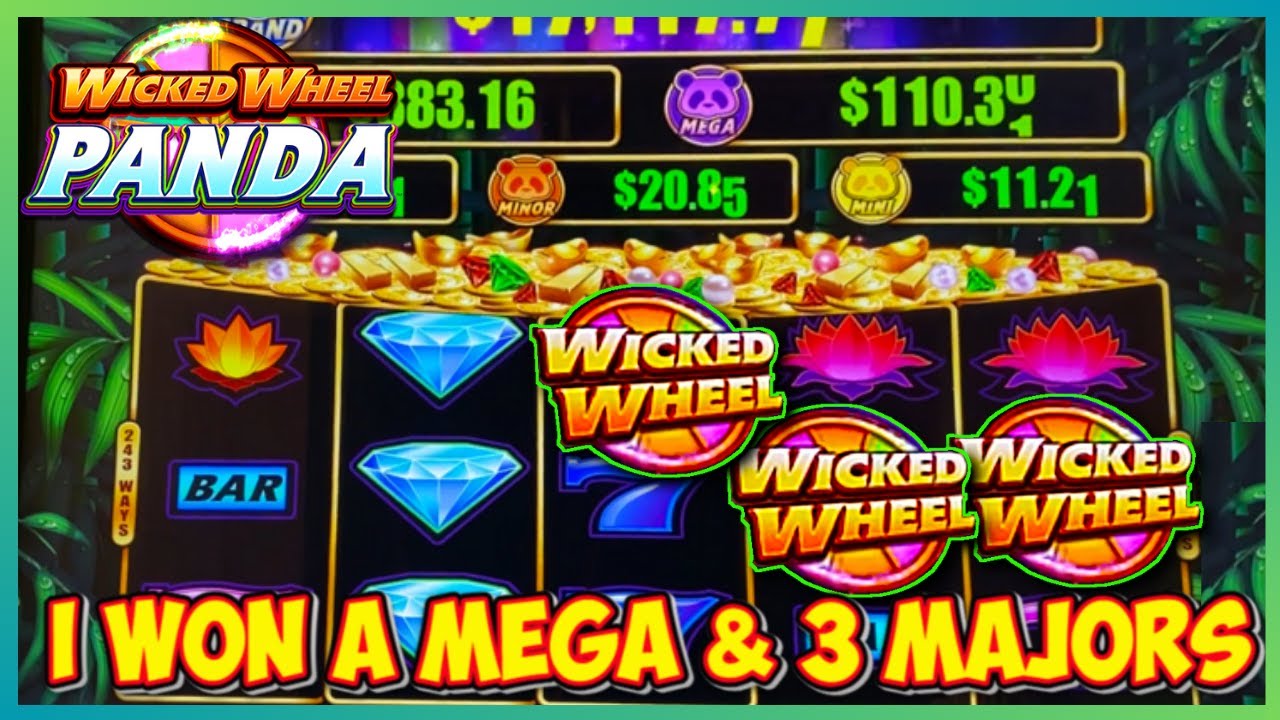 Mega & Major Progressives Won on Wicked Wheel Panda & Fire Phoenix Slot Machine