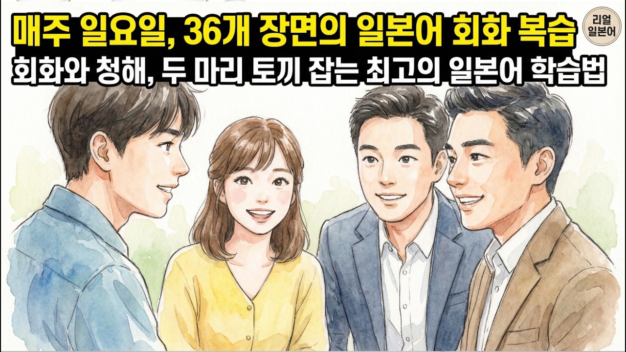36장면 일본어 회화가 일본어 청해 연습 되다 - No.4