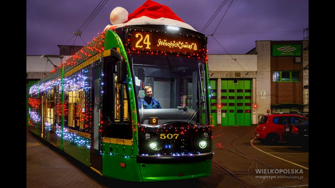 Świąteczny Tramwaj - Świąteczna Bimba MPK Poznań 2024