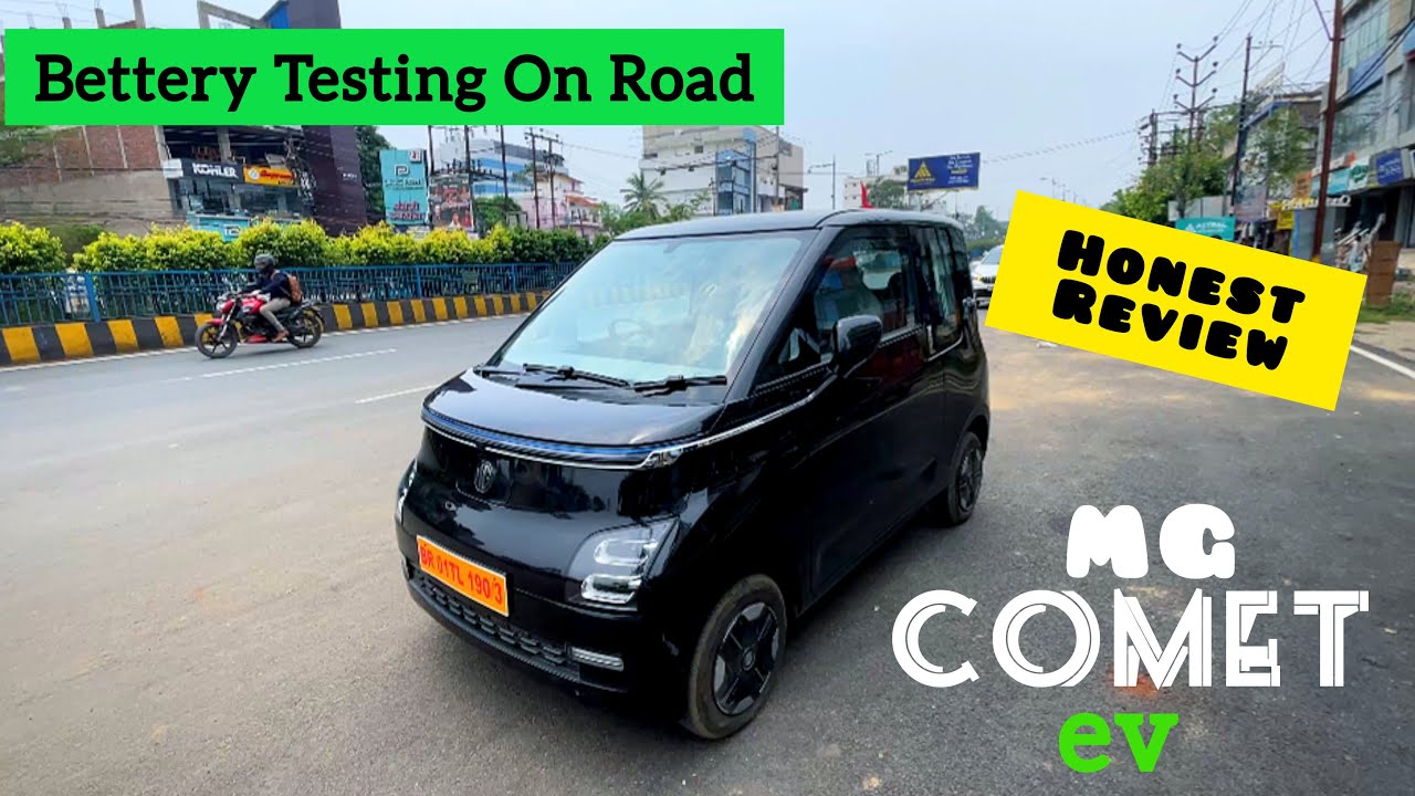 MG Comet EV Battery Test | Real On Road Range & Performance | Hindi Vlog #youtube #vlog #evcar