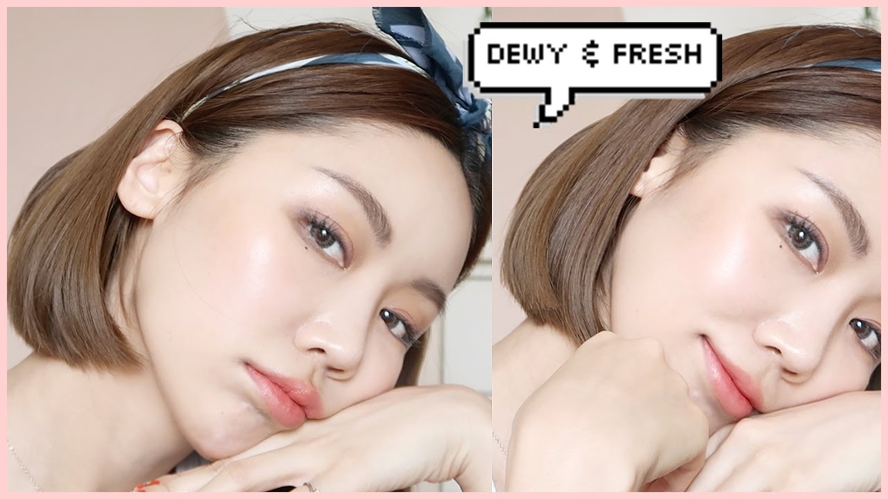 🌸Sub) Natural Dewy Makeup Routine 내추럴 코랄빛 메이크업 | kinda cool