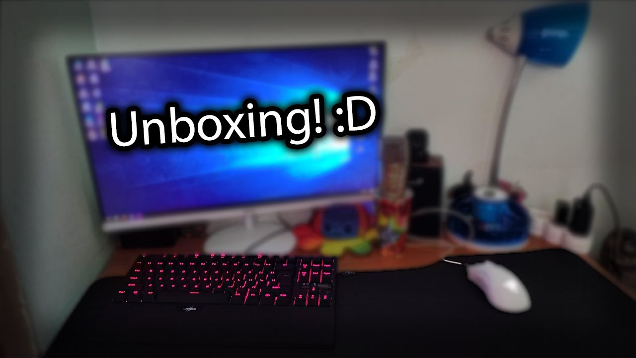 Unboxing! Tastatura hama mecanica si mousepad! :D In sfarsit am schimbat tastatura! :D