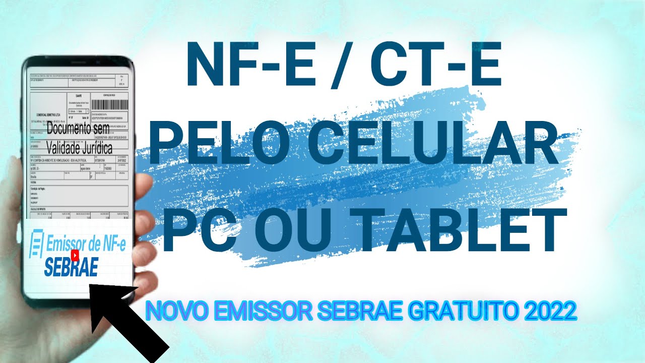 NOVO EMISSOR SEBRAE EMITA PELO CELULAR NOTA FISCAL ELETR&Ocirc;NICA E  CT E