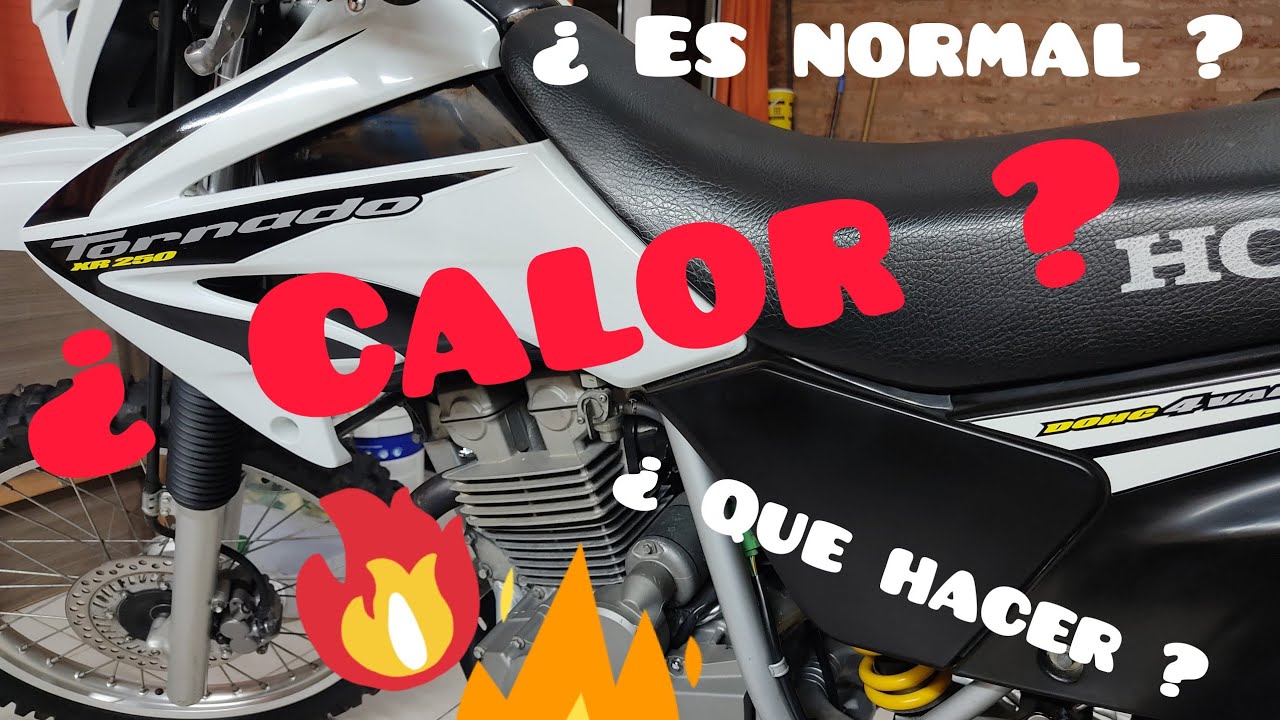 Honda Tornado XR 250 - Temperatura de motor - ¿ Calienta mucho el motor ? - ¿ Que hago ? - Tips -