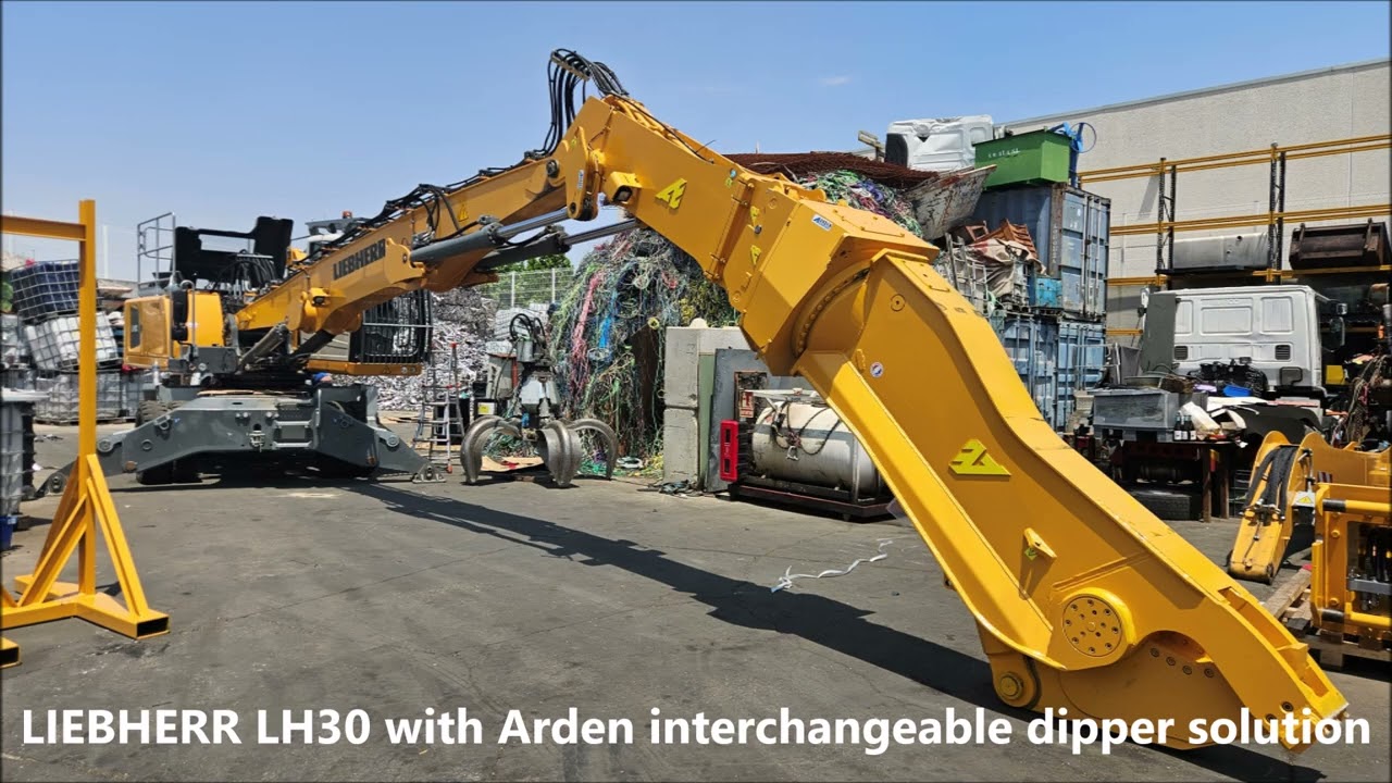 Arden interchangeable dipper solution for material handlers