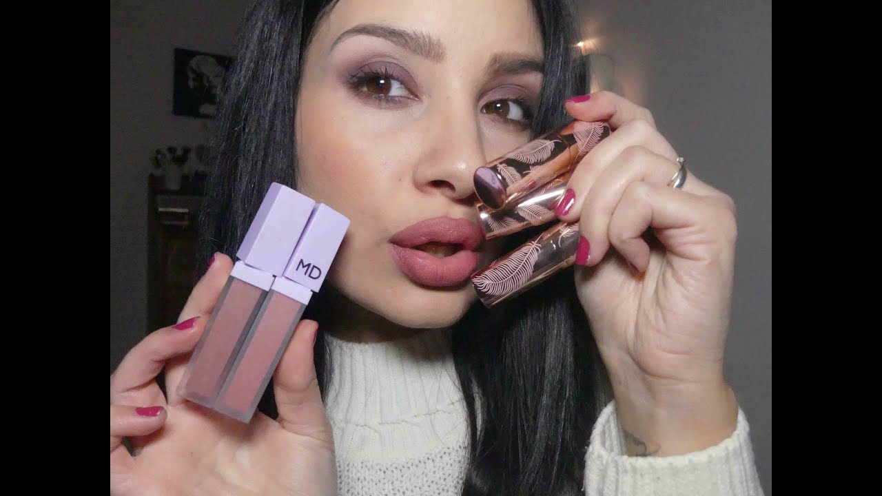 ASMR Lipstick Application || Mouth Sounds, Tapping, CloseUp | ♡