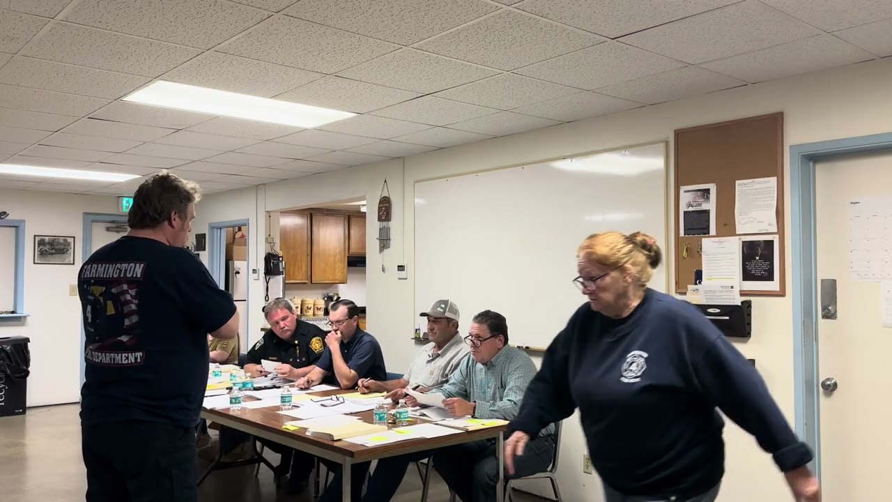 Farmington Fire Department Board Meeting | March 24, 2025 Part 2 (After Closed Session)