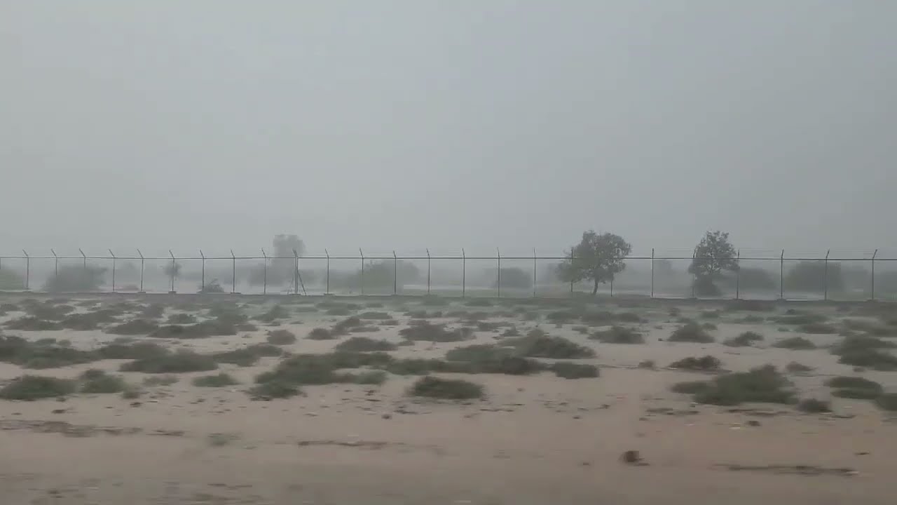 Rain in Cholistan Desert, Rahim Yar Khan, September 2024