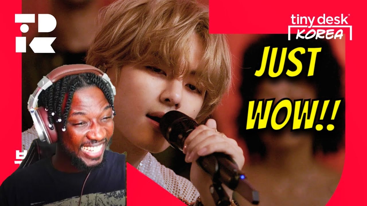 THIS WAS EPIC!! BTS 뷔 (V) : Tiny Desk Korea ...Reaction