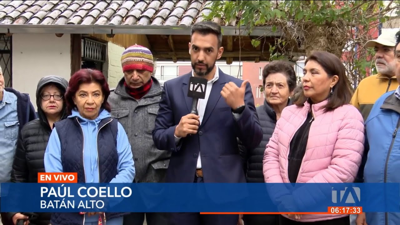Vecinos del El Batán Alto, en el norte de Quito, piden mayor presencia policial