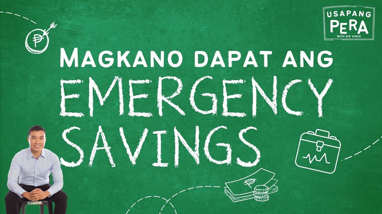 Vince Rapisura 2137: Magkano dapat ang emergency savings?