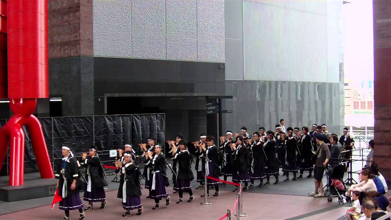 京都駅ビル　時代祭・維新勤王隊　「戊辰行進曲」