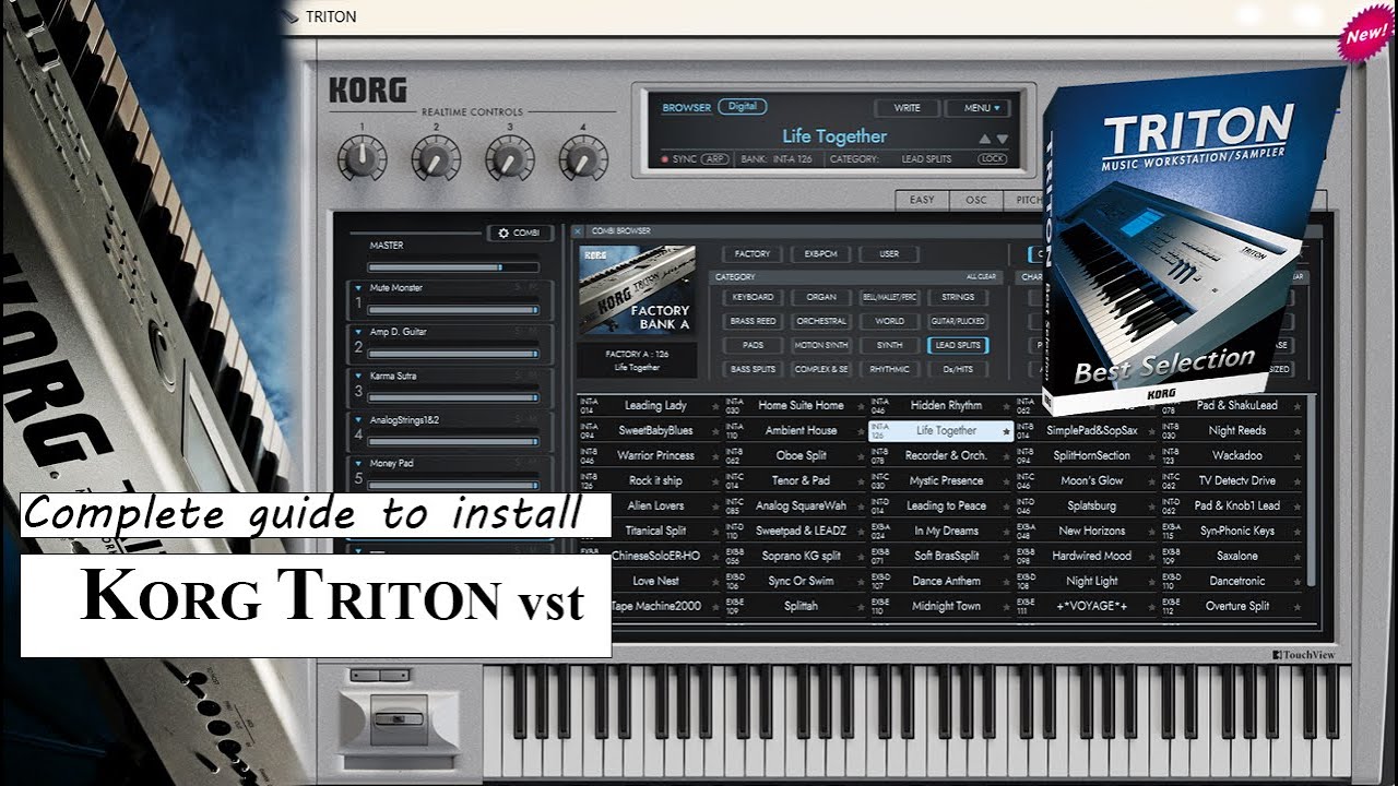 How to Install KORG TRITON_YouTube