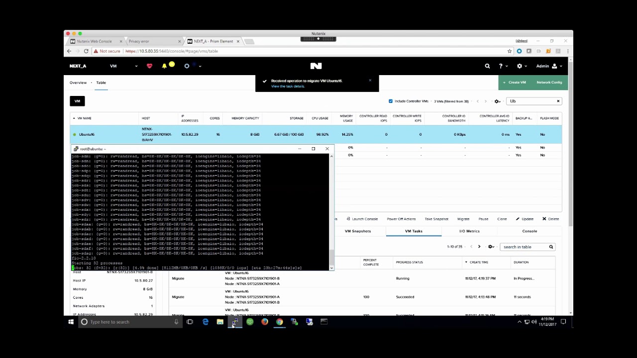 1M IOPS Live Migration