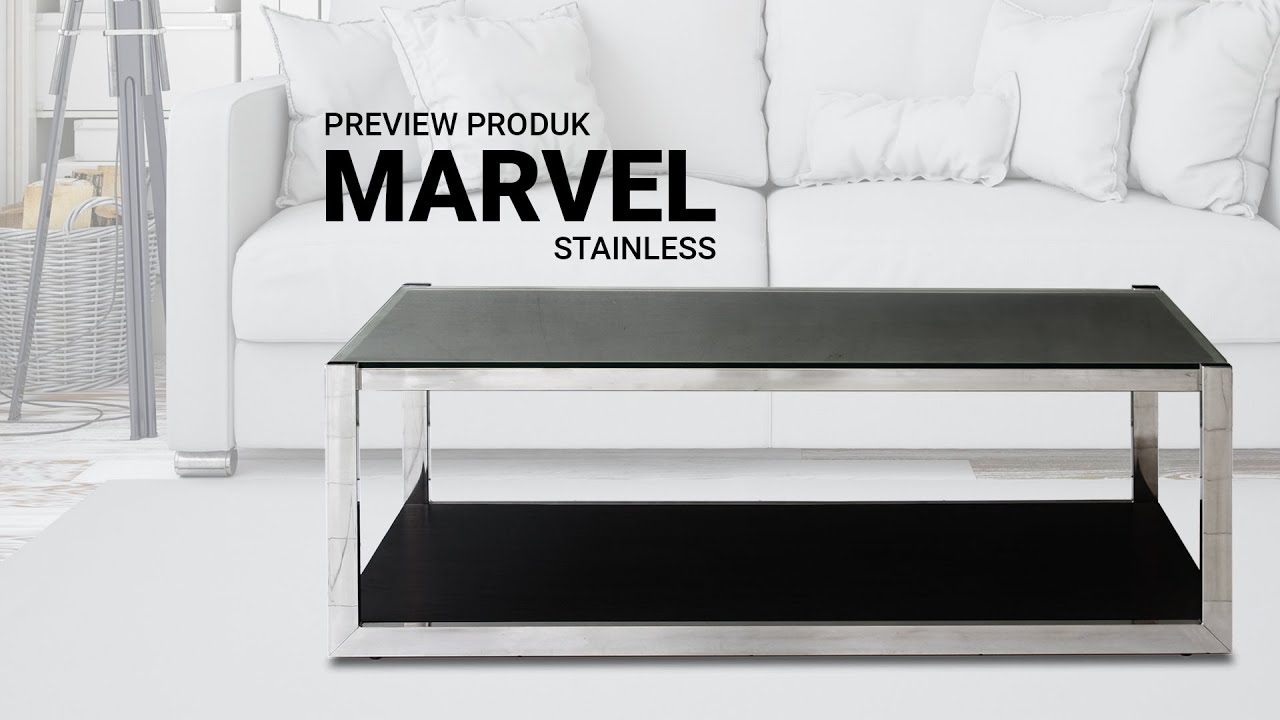 Preview Produk Meja Tamu Marvel Stainless