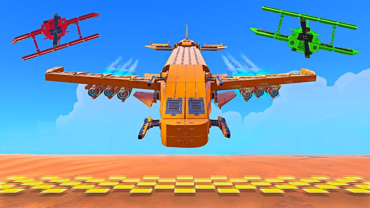 FASTEST PLANE STUNT RACE CHALLENGE! - Trailmakers