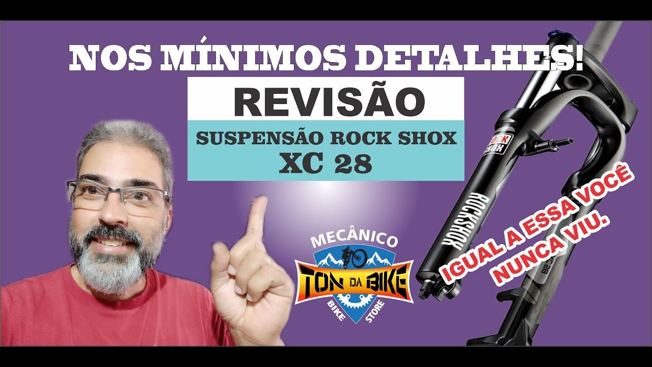 NOS MÍNIMOS DETALHES - Revisão Completa Suspensão Rock Shox XC-28.