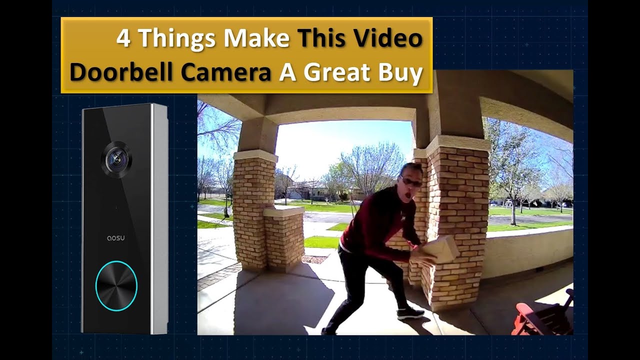 Locksmith's Favorite Wireless Doorbell Camera. AOSU Video Doorbell Review.