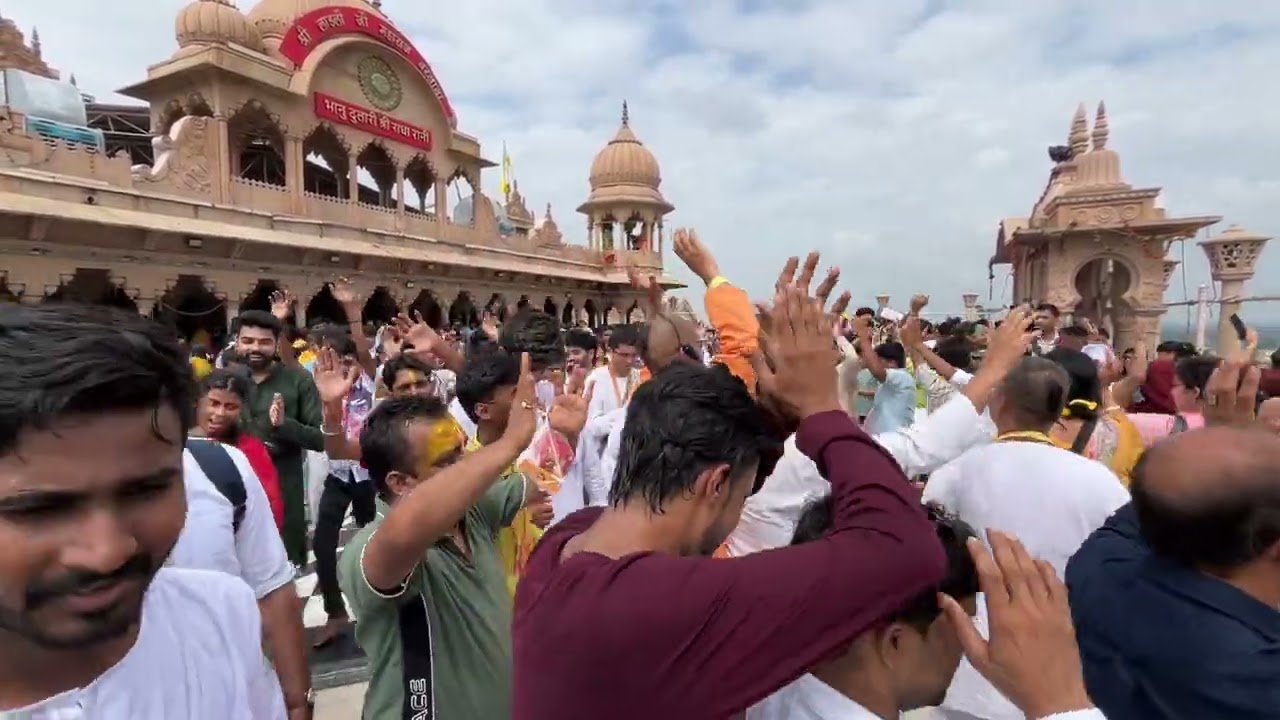 Barasana Mandir & Parikrama Sankirtan Iskcon Vrindavan | Best video of barsana | Sanatan yogii 