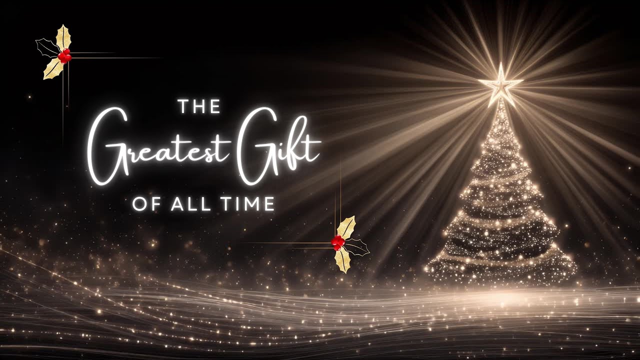 The Greatest Gift of All Time | Christmas Lyric Video | Music by SeedSong Worship