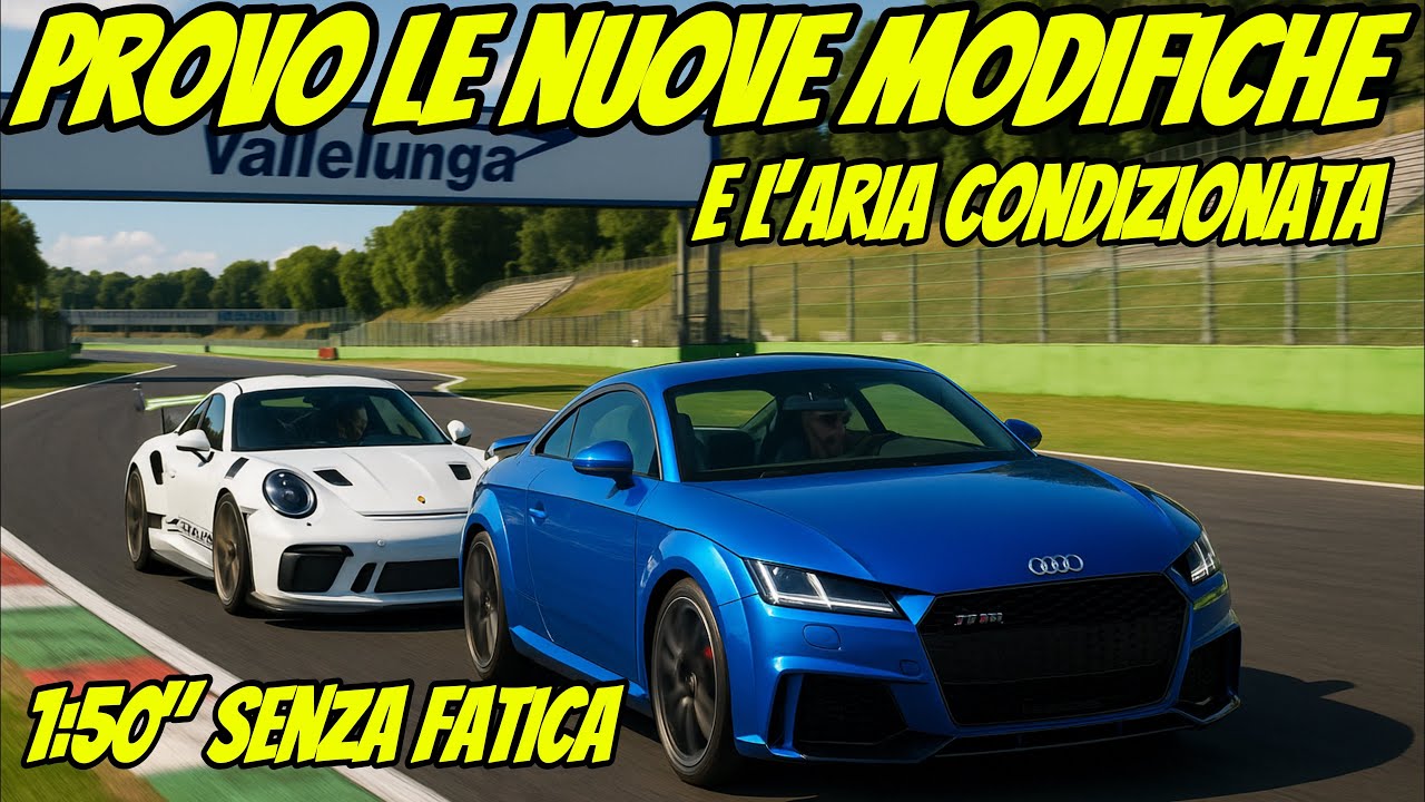TTRS in pista con 30 gradi! Alettone, sedili da corsa e 530cv. 